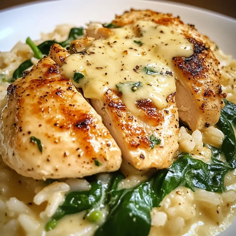 Creamy Garlic Chicken With Parmesan Rice