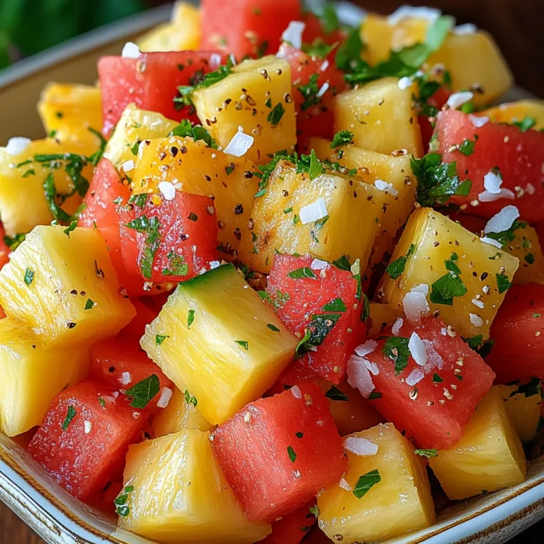 Melon and Pineapple Salad: A Fresh, Juicy BBQ Side Dish Favorite