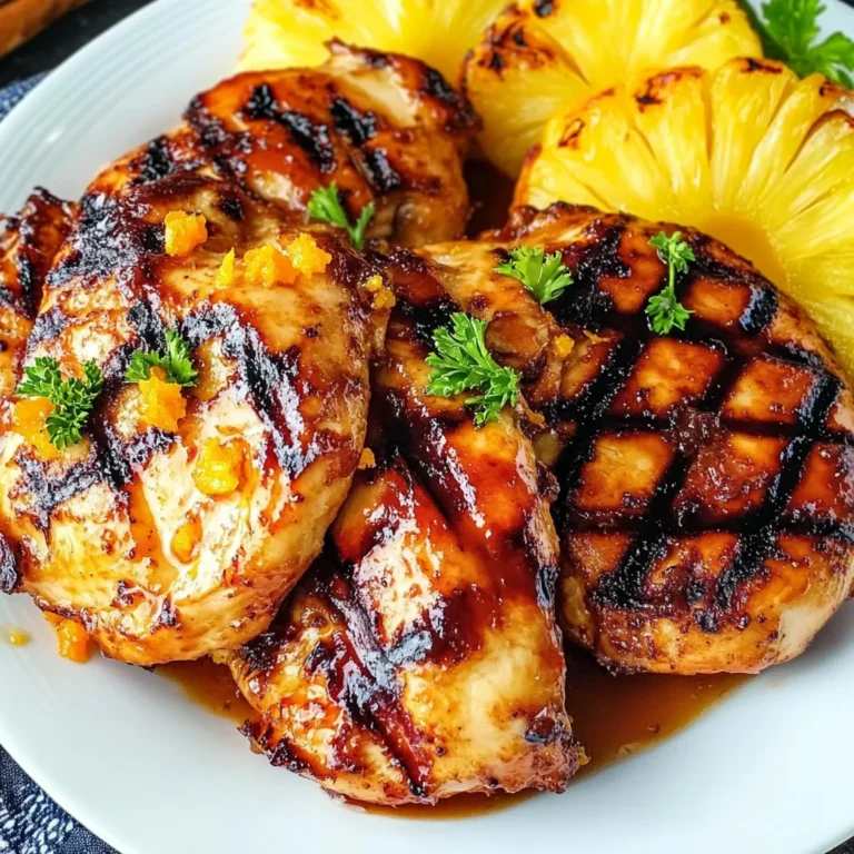 Orange Barbecue Grilled Chicken Recipe