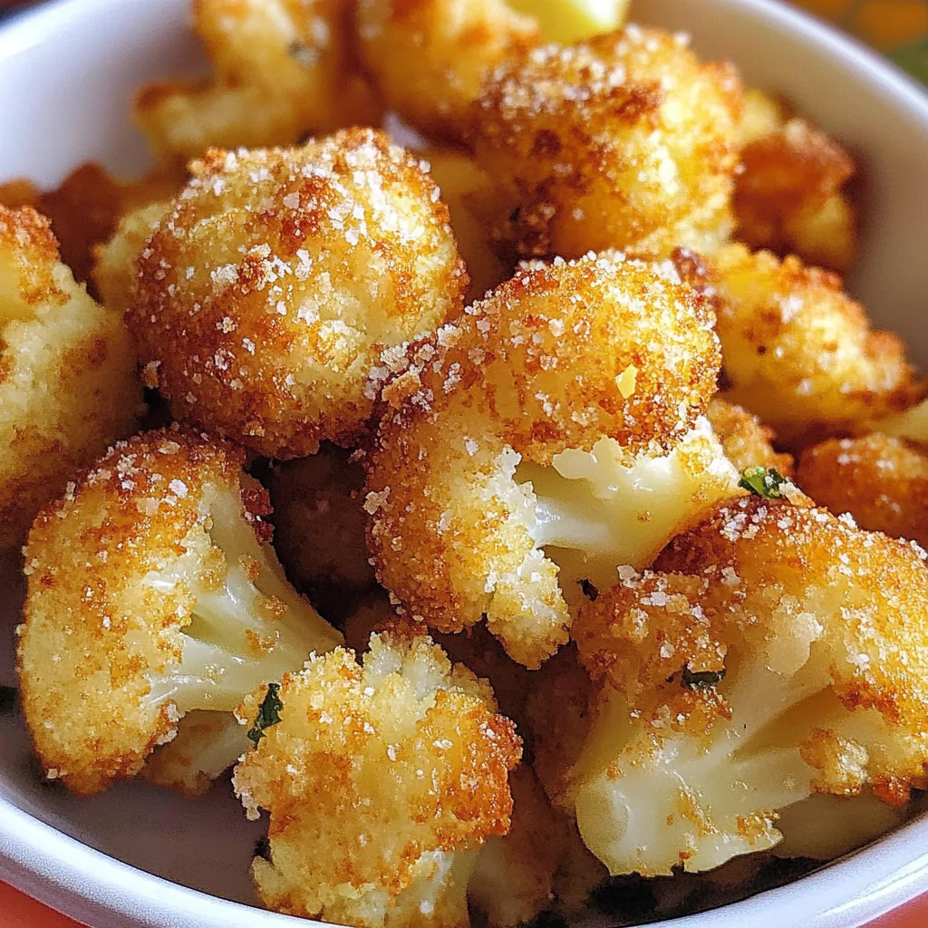 Parmesan Cauliflower Bites - Just 5 Ingredients