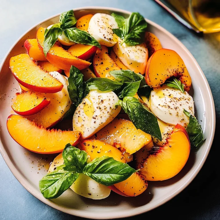 Peach Caprese Salad