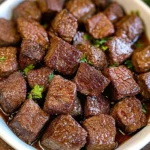 Air Fryer Juicy Steak Bites