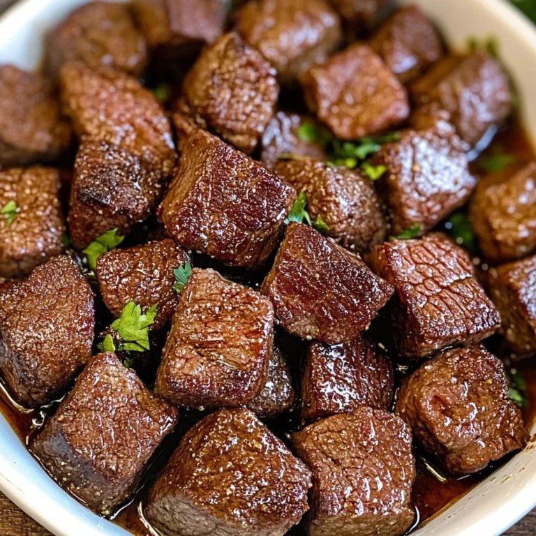 Air Fryer Juicy Steak Bites
