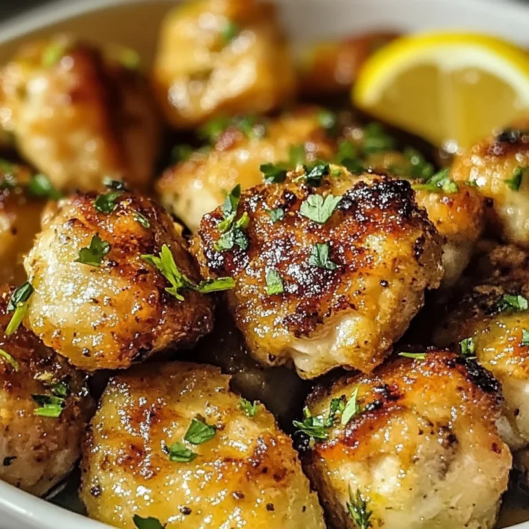 Air Fryer Lemon Chicken Bites