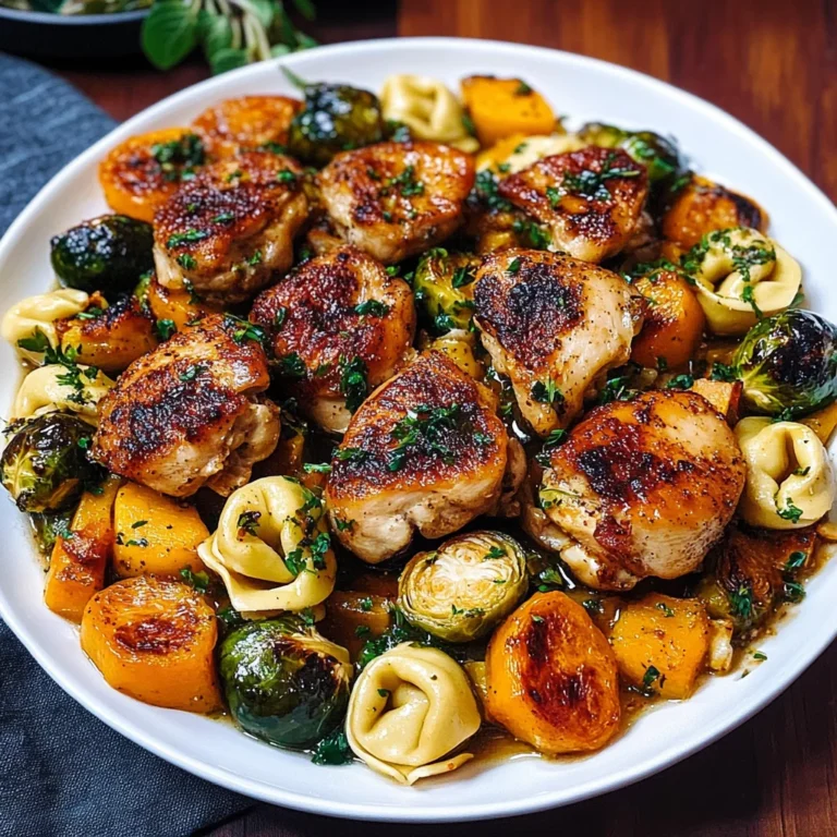 Autumn Chicken Dinner with Roasted Vegetables