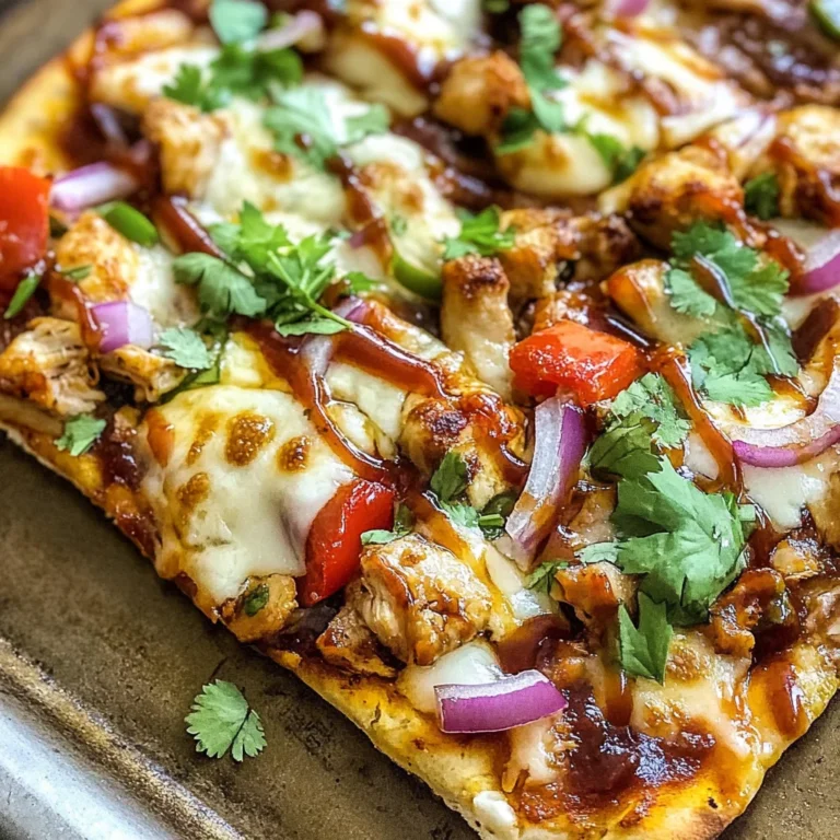 BBQ Chicken Flatbread