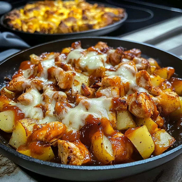 BBQ Chicken Potato Skillet
