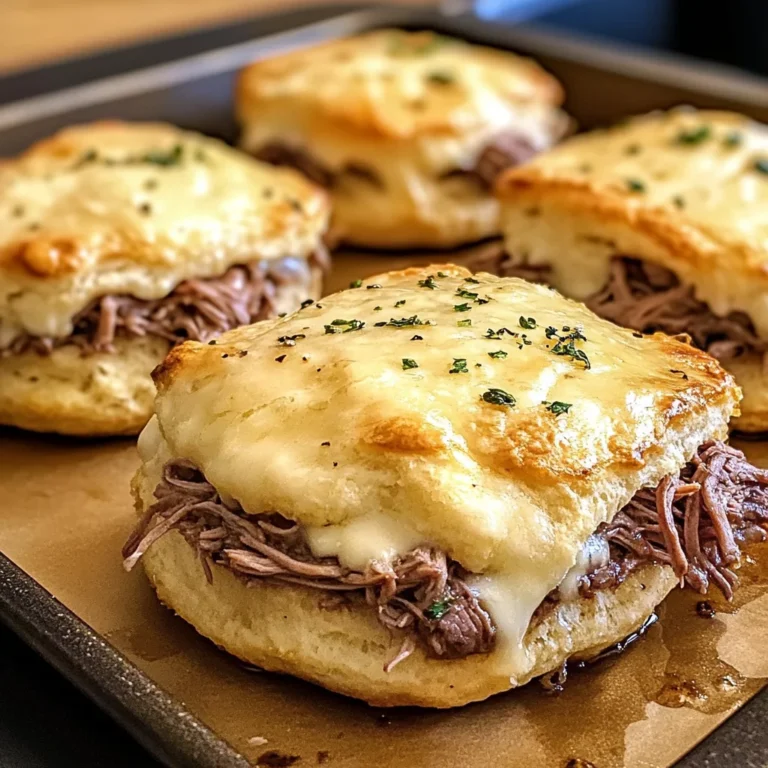 Baked French Dip Biscuits Recipe: A Comforting, Family-Friendly Meal