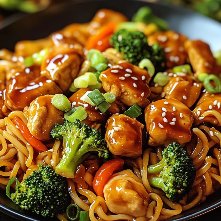 Chicken Teriyaki Noodles