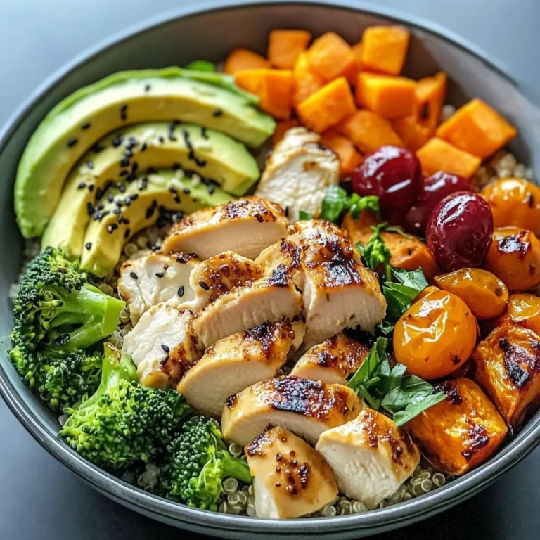 Chicken & Sweet Potato Buddha Bowl