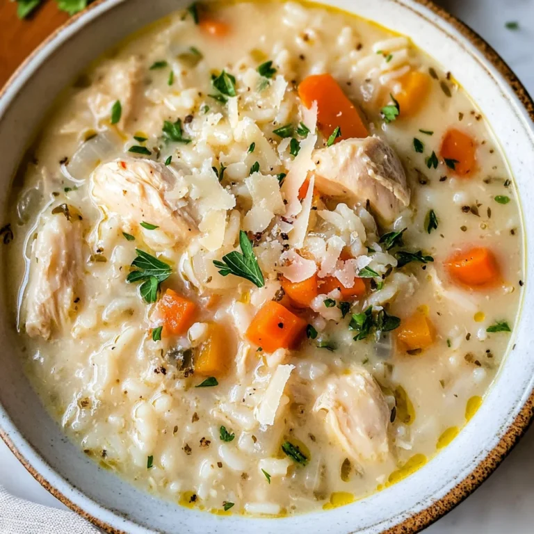 Creamy Chicken and Rice Soup