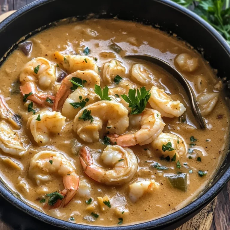 Creamy Crab and Shrimp Seafood Bisque