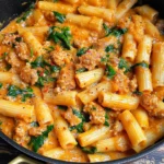 Creamy Sausage Rigatoni (One-Pan, 30-Minute Meal)