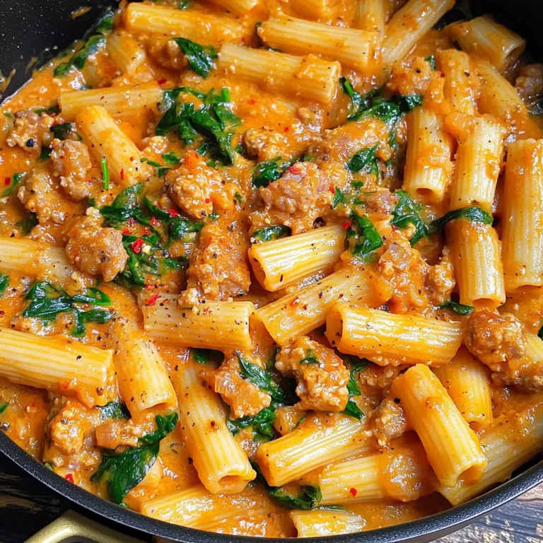 Creamy Sausage Rigatoni (One-Pan, 30-Minute Meal)