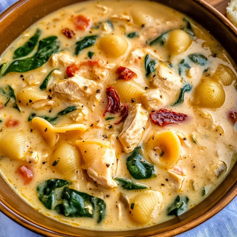 Creamy Tuscan Chicken Soup