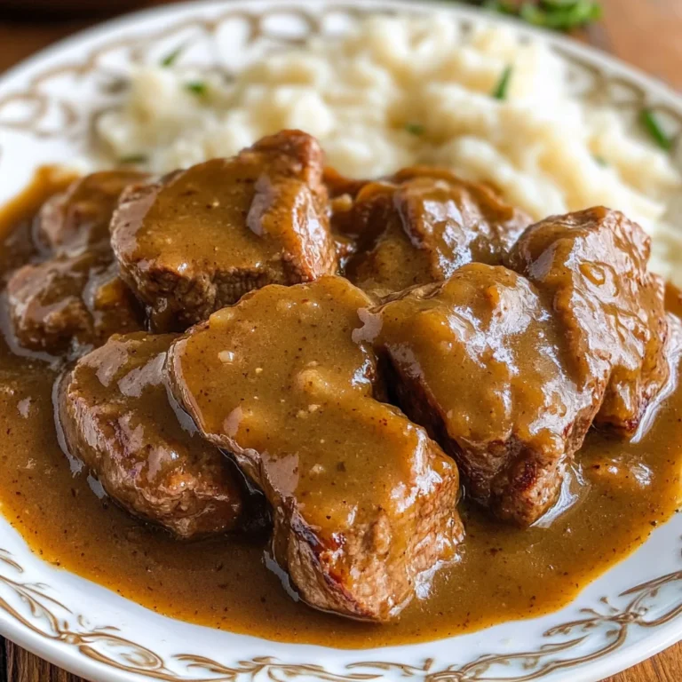 Crock Pot Cubed Steak (+Video)