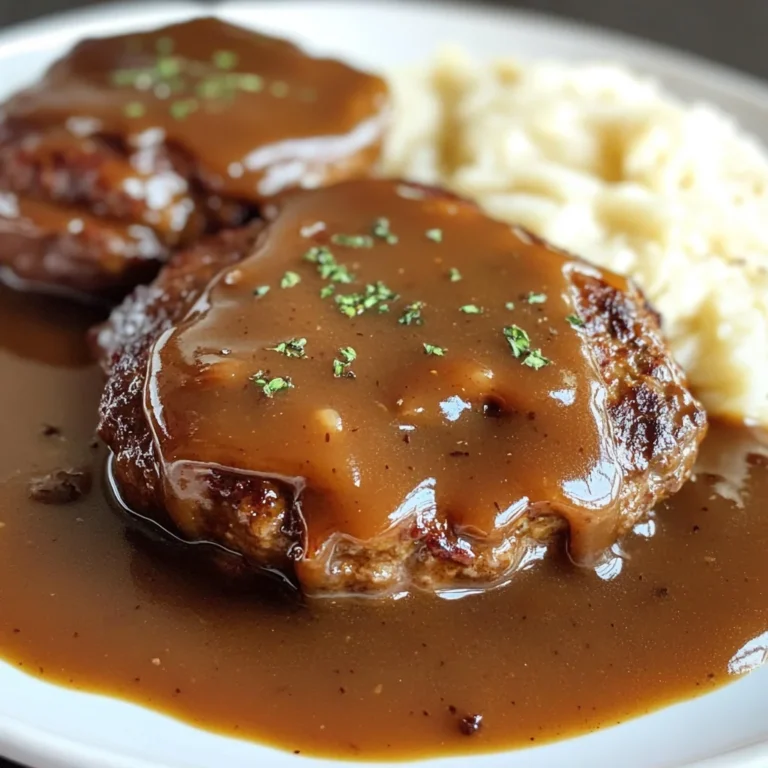 Easy Salisbury Steak Recipe