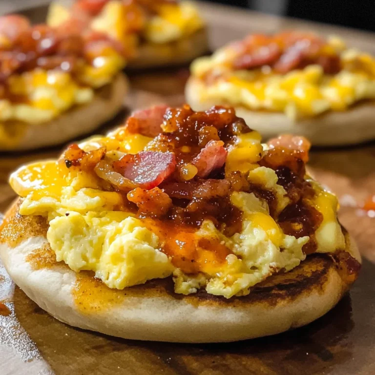 English Muffin Breakfast Pizzas