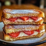 Fried Strawberry Cheesecake Sandwiches