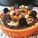 Graveyard Chocolate Cheesecake Dip