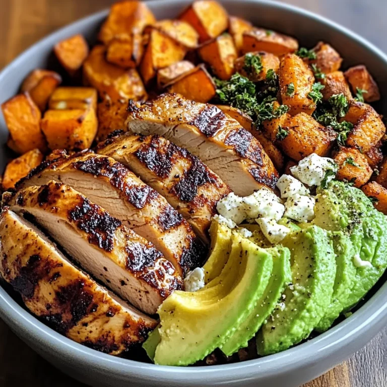Grilled Chicken & Sweet Potato Bowl