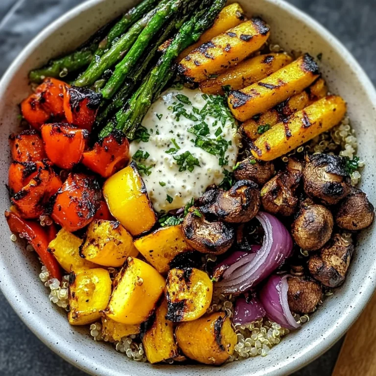 Grilled Veggie Bowl with Quinoa