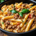 High Protein Creamy Beef Pasta Recipe for Quick Weeknight Dinners