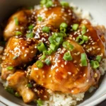 Honey Garlic Slow Cooker Chicken Thighs