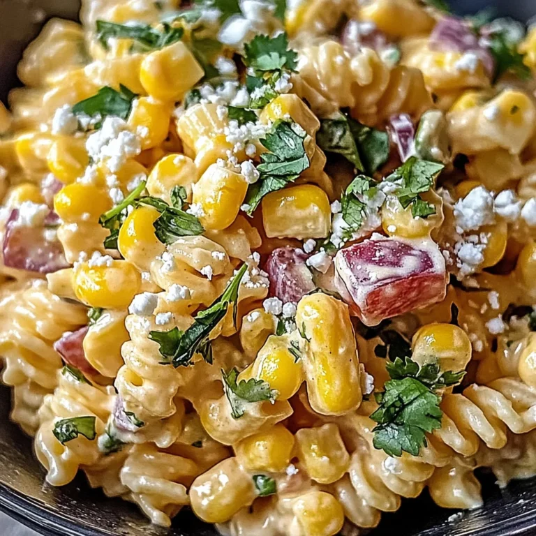 Mexican Street Corn Pasta Salad is a must-try dish!