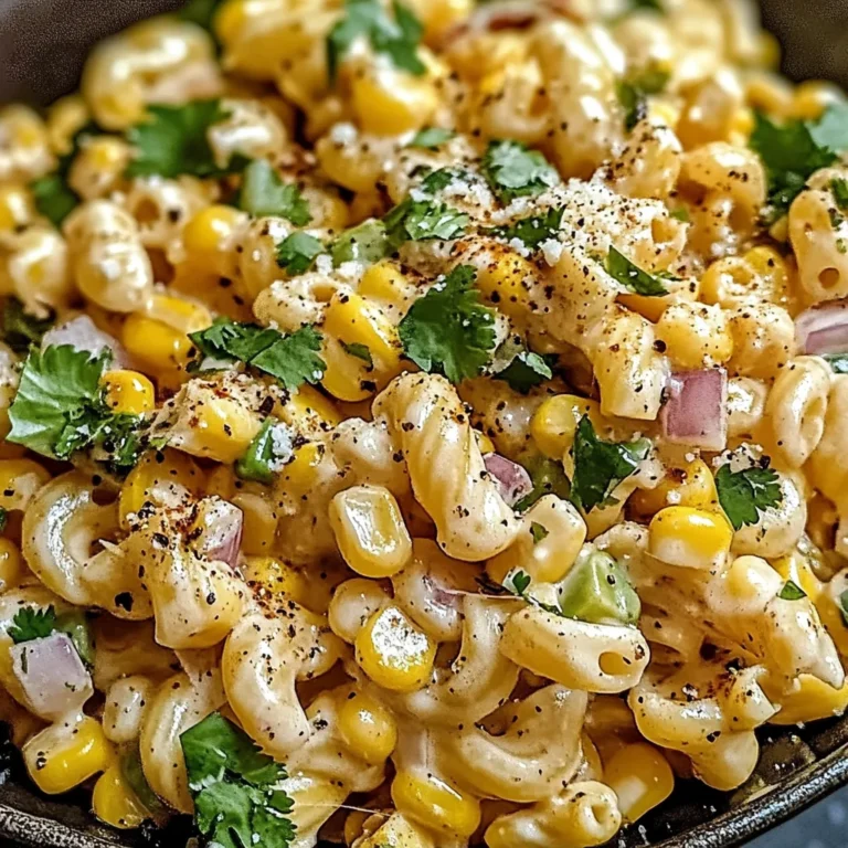 Mexican Street Corn Pasta Salad is a must-try dish!