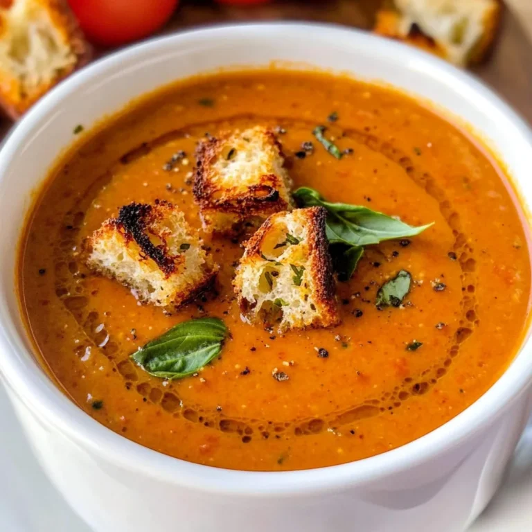 Roasted Tomato Basil Soup