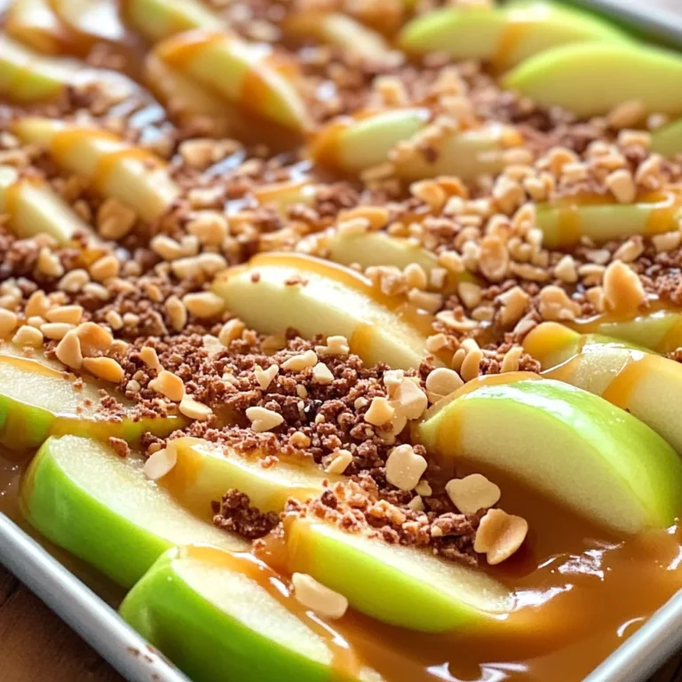 Sheet Pan Caramel Apples