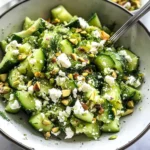 Smashed Cucumber Salad - With Feta and Dill