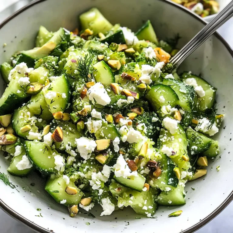 Smashed Cucumber Salad - With Feta and Dill