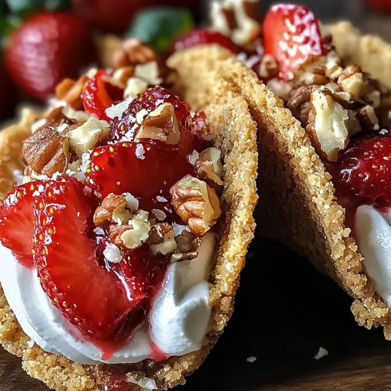 Strawberry Crunch Cheesecake Tacos