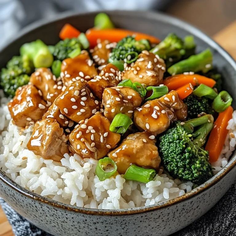 Teriyaki Chicken Rice Bowl