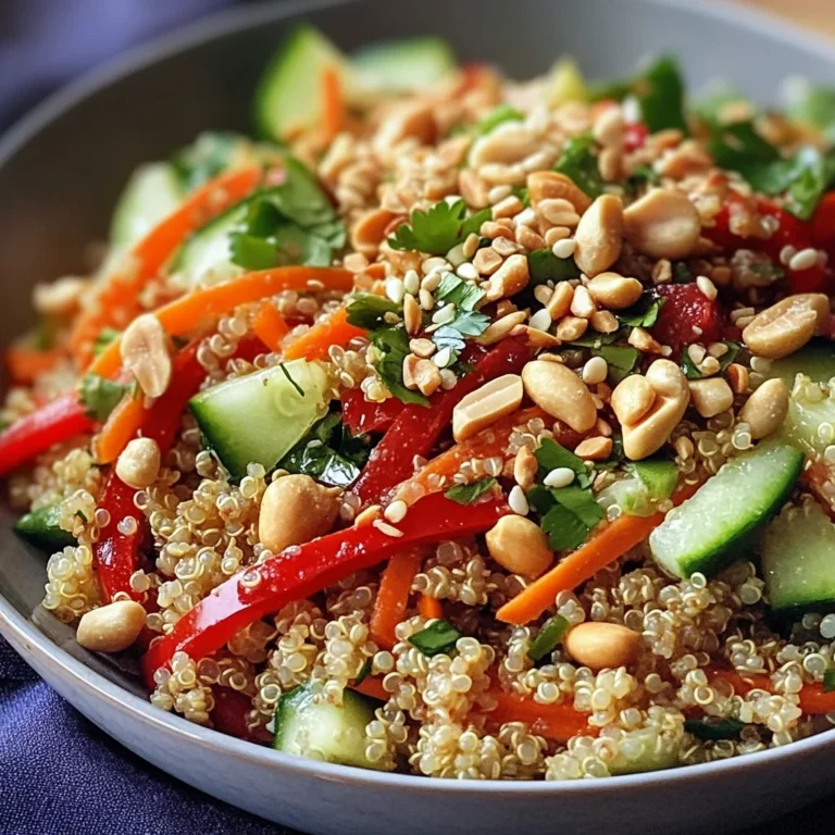 Thai Quinoa Crunch Salad: A Refreshing Healthy Delight!