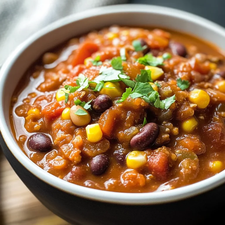 20-Minute Vegetarian Chili Recipe