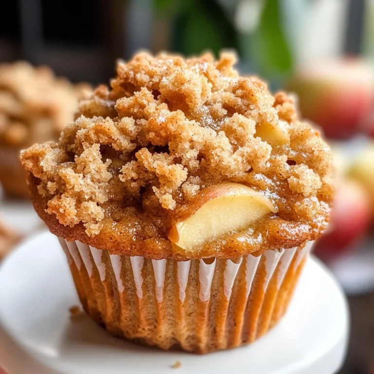 Apple Crumble Muffins