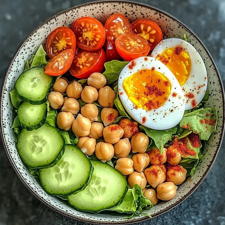 Chickpea & Egg Power Bowl