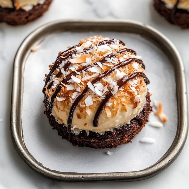 Coconut Dome with Chocolate Spread