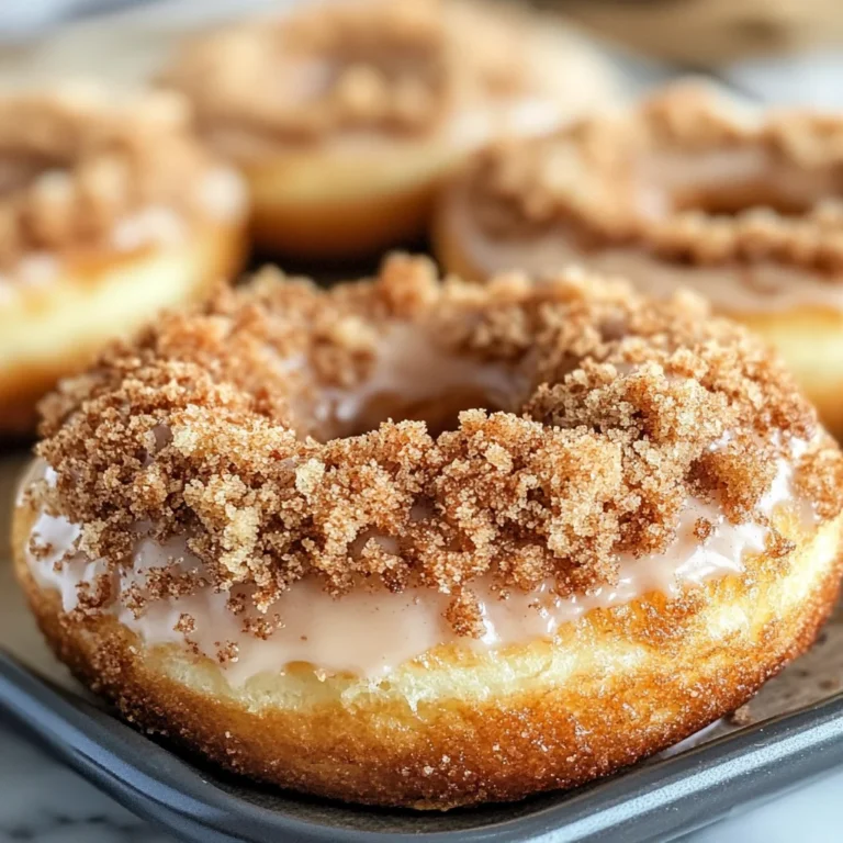 Coffee Cake Donuts