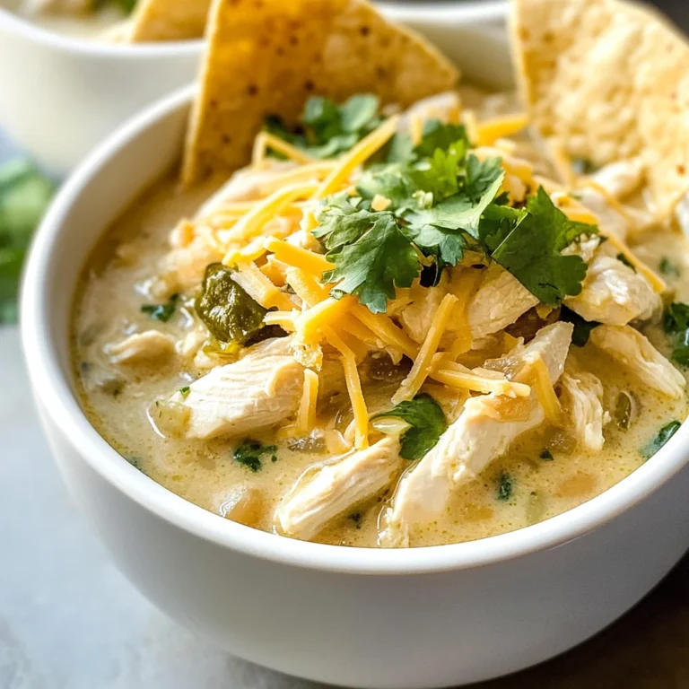 Creamy White Chicken Chili Recipe