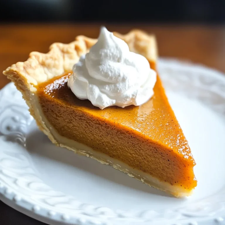 Easy Pumpkin Pie