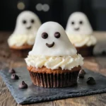 Halloween Cupcakes: Ghost Cupcakes