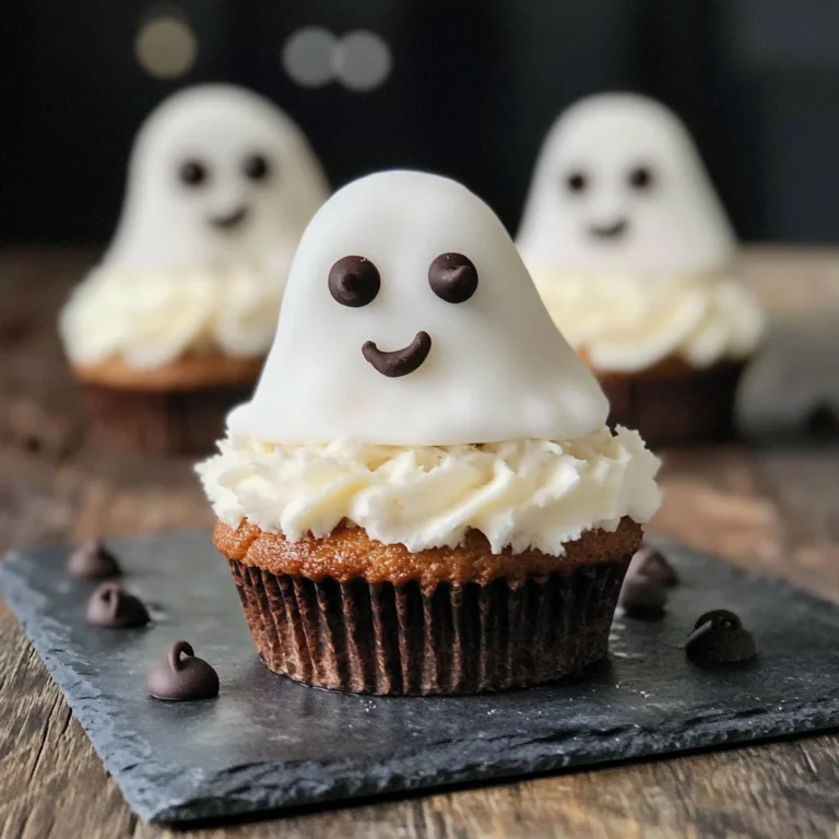 Halloween Cupcakes: Ghost Cupcakes