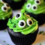 Halloween Slime Cupcakes
