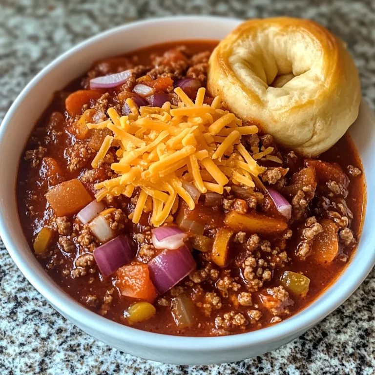Hillbilly Chili and Cinnamon Rolls