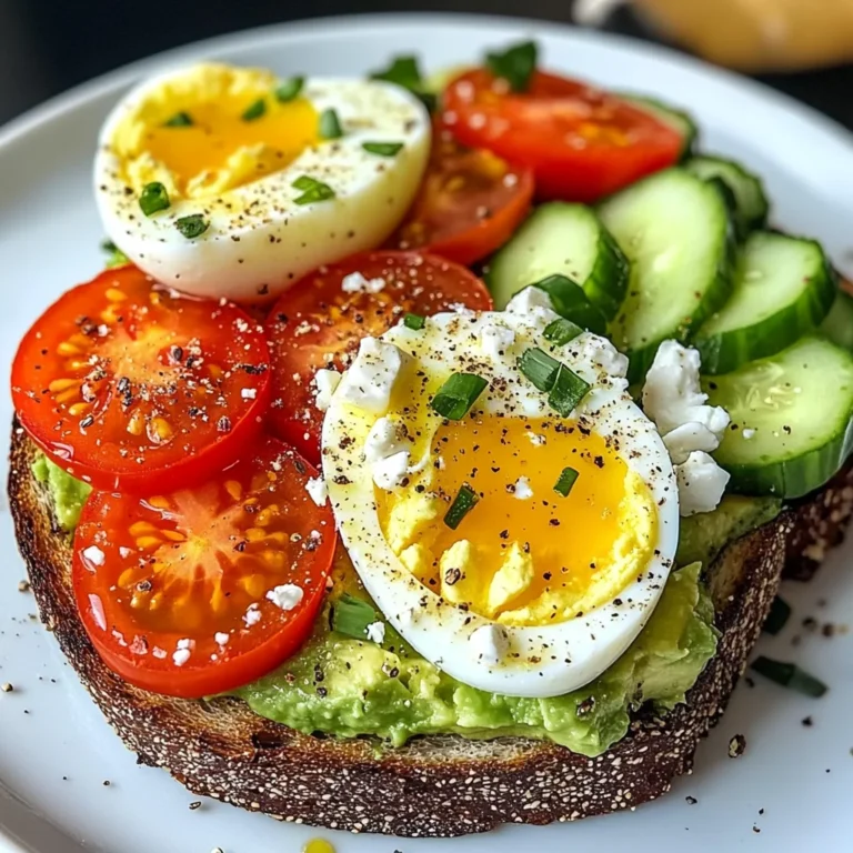Mediterranean Avocado & Egg Power Plate