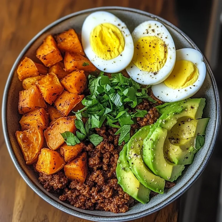 Protein Power Bowl with Sweet Potatoes & Avocado